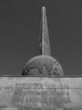 Kyzyl - park a obelisk Centrum Asie